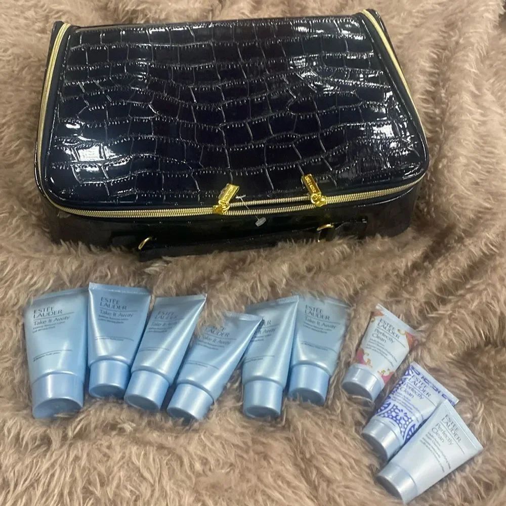 Estée Lauder Take it Away face cleanser lot 10.5 oz HUGE w/ Free Case